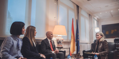  Encuentro de la junta directiva de ANIE con la Ministra de Educación